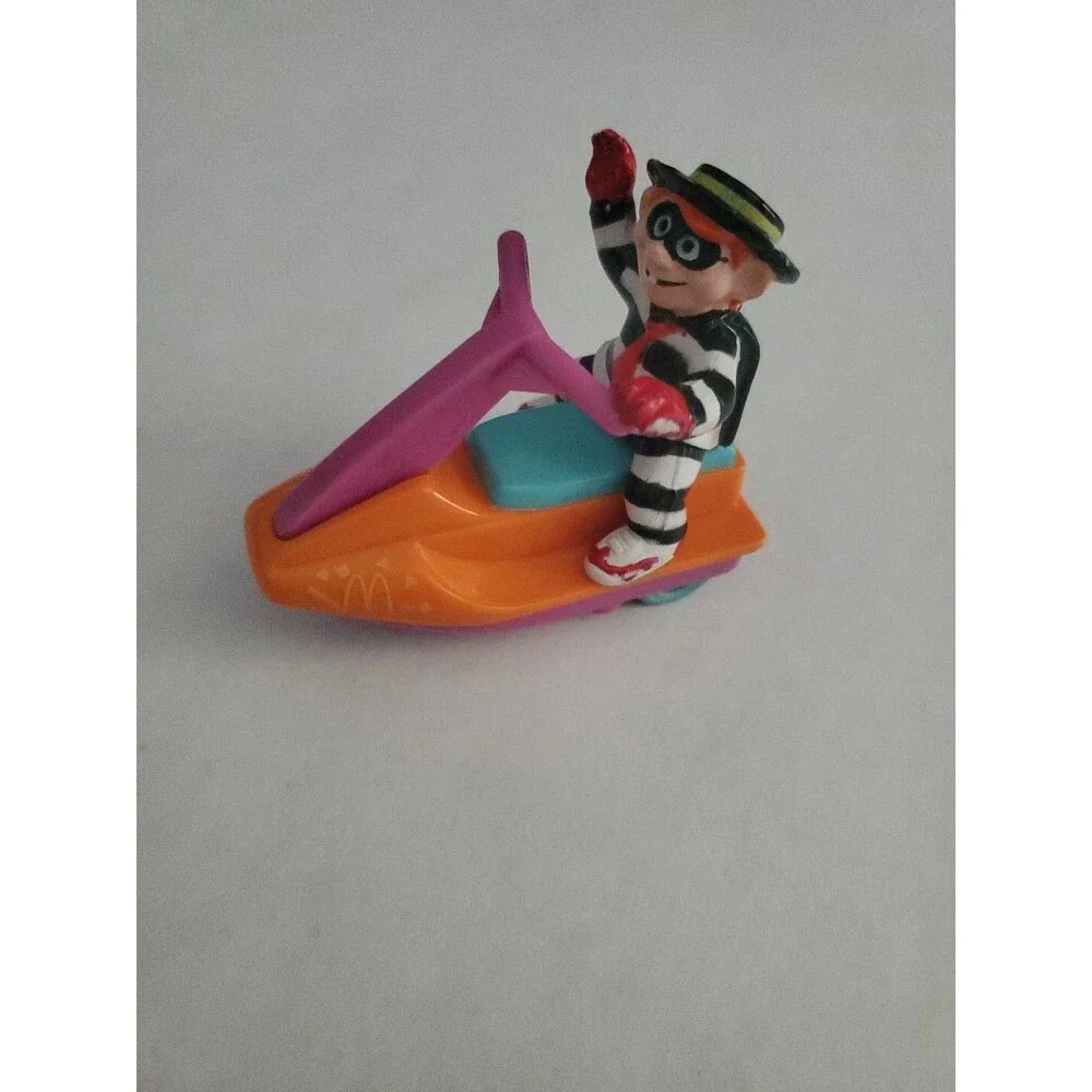 McDonald Hamburglar On A Jet Ski Rev-Up Happy Meal Toy 1992